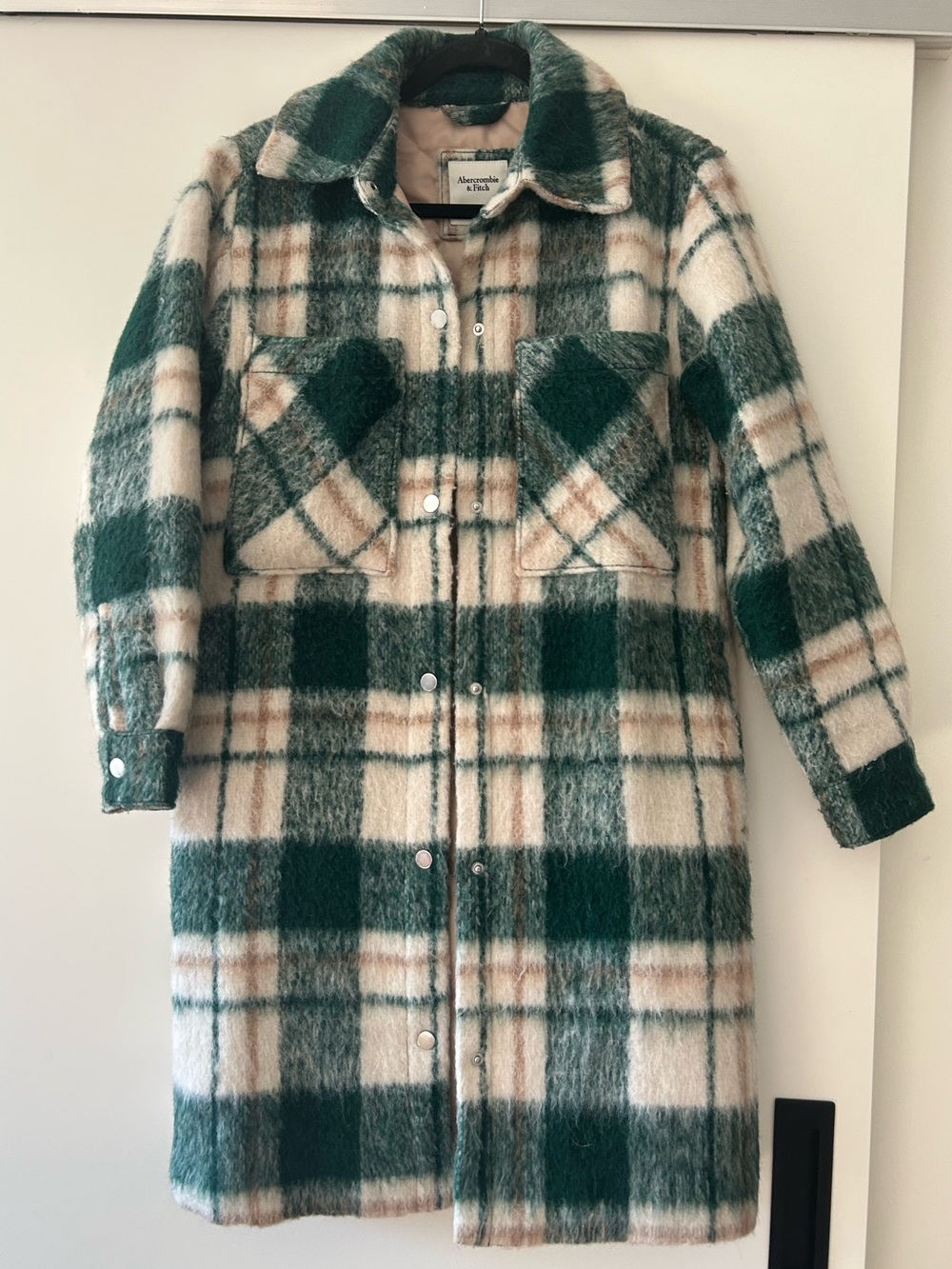 Abercrombie & Fitch wool-blend shirt jacket